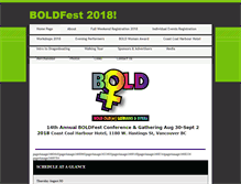 Tablet Screenshot of boldfest.com